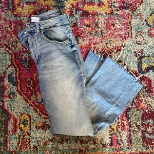 Zara Light Wash Wide Leg Jeans